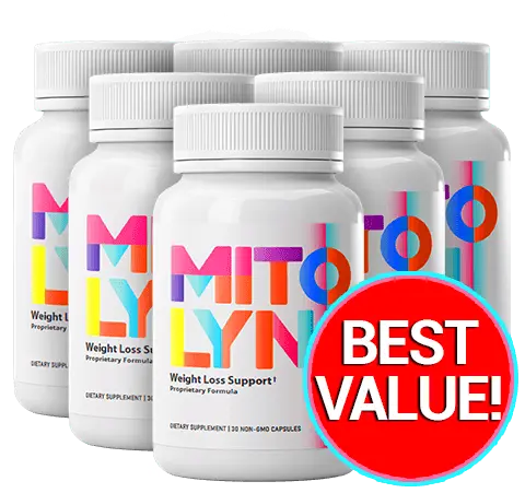 Six bottles with Mitolyn offer